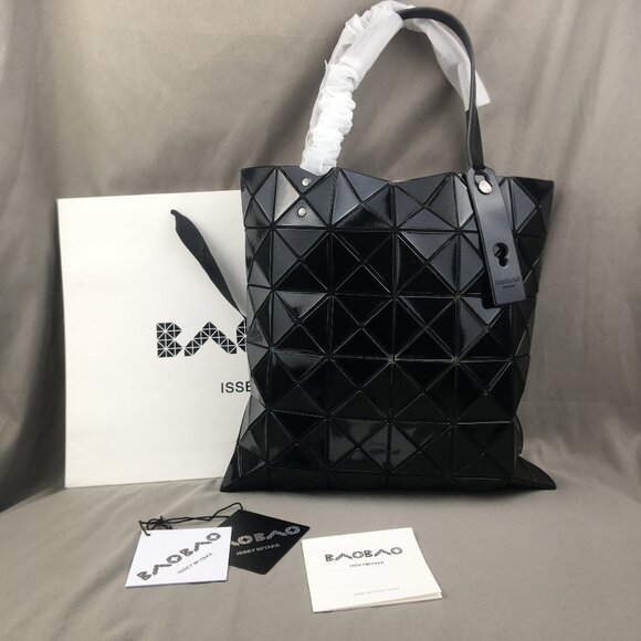 New Bao Bao Issey Miyake Lucent Tote Bag Black - Picture 1 of 11